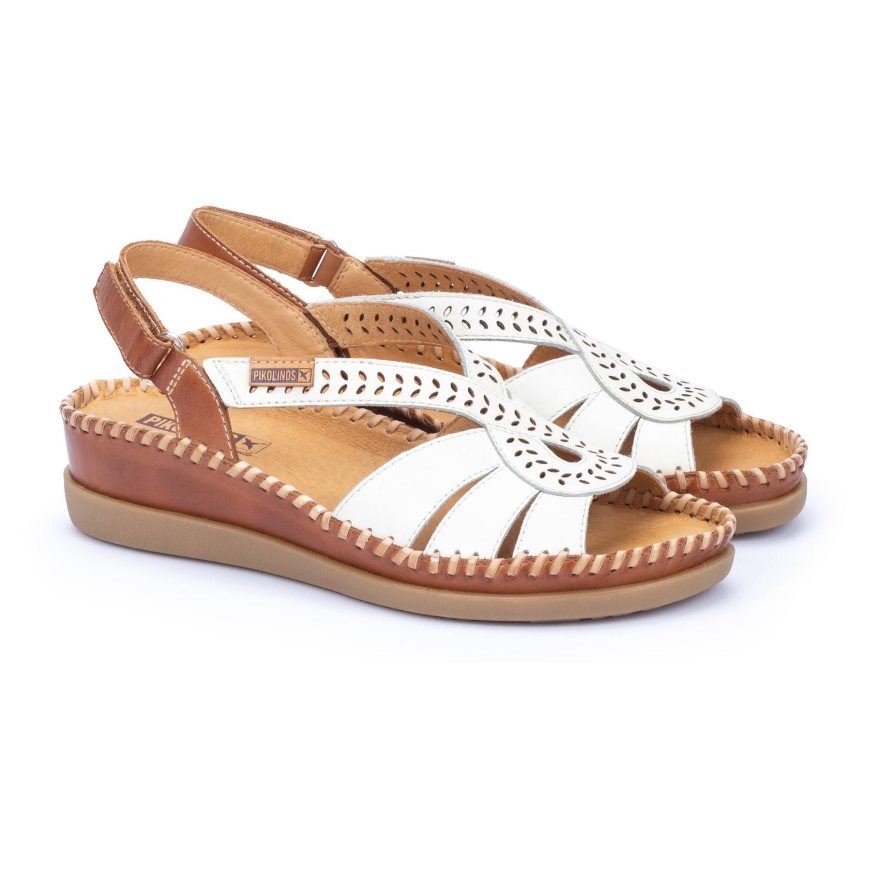 Women's Pikolinos CADAQUES Sandals White | NZ EA23578